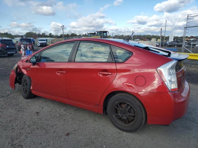 JTDKN3DU1B0255655 - 2011 TOYOTA PRIUS წითელი ფოტო 2