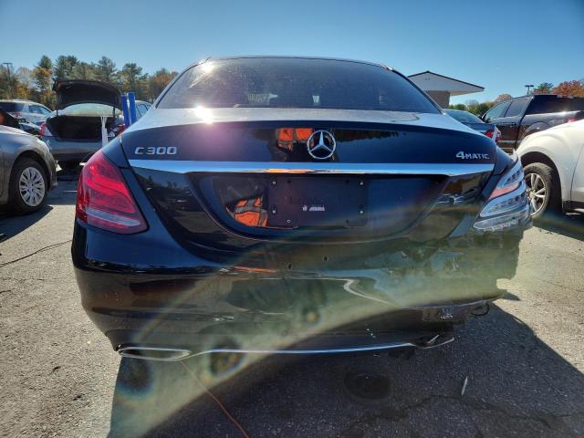 55SWF4KB5FU011809 - 2015 MERCEDES-BENZ C 300 4MATIC BLACK photo 6