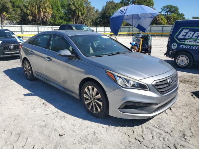 5NPE34AF7GH430791 - 2016 HYUNDAI SONATA SPORT GRAY photo 4