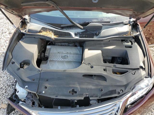 2T2BK1BAXFC335372 - 2015 LEXUS RX 350 BASE BURGUNDY photo 12