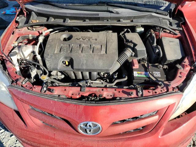 JTDBU4EE8B9163390 - 2011 TOYOTA COROLLA BASE RED photo 11