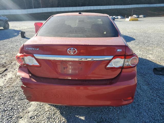 JTDBU4EE8B9163390 - 2011 TOYOTA COROLLA BASE RED photo 6
