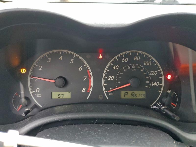 JTDBU4EE8B9163390 - 2011 TOYOTA COROLLA BASE RED photo 9