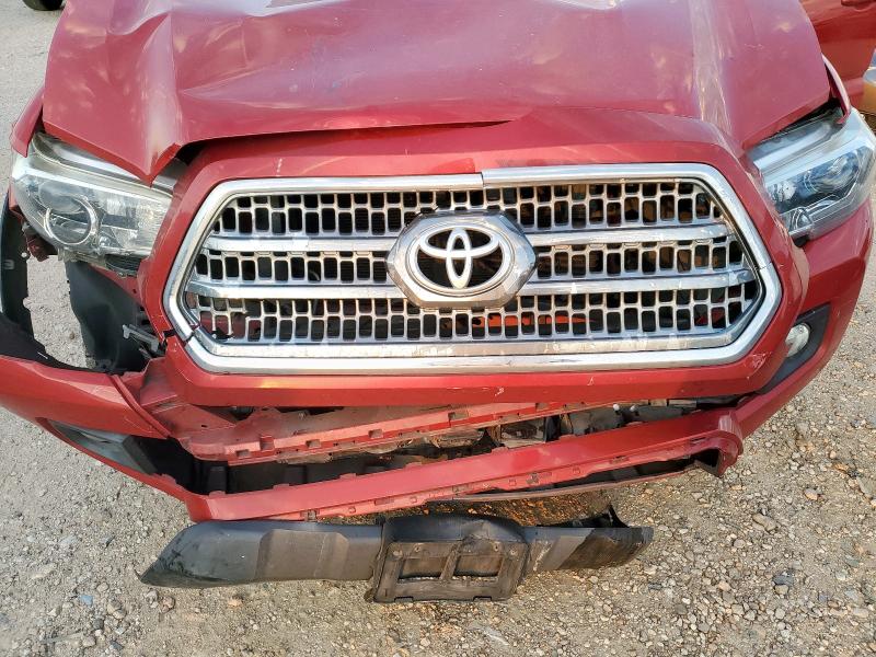 5TFCZ5AN5HX107459 - 2017 TOYOTA TACOMA DOUBLE CAB RED photo 11