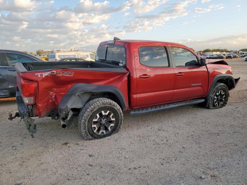 5TFCZ5AN5HX107459 - 2017 TOYOTA TACOMA DOUBLE CAB RED photo 3