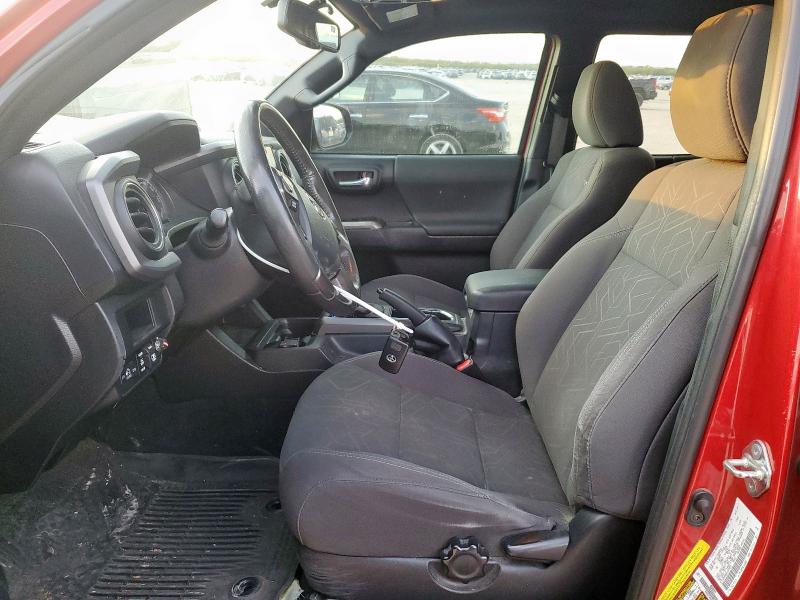 5TFCZ5AN5HX107459 - 2017 TOYOTA TACOMA DOUBLE CAB RED photo 7