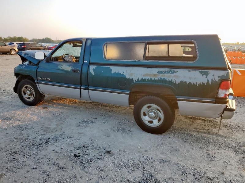 1B7HC16Y7SS182607 - 1995 DODGE RAM 1500 GREEN photo 2