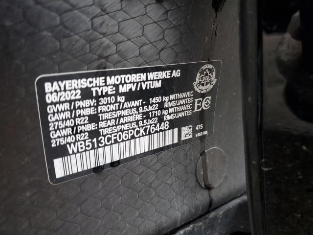WB513CF06PCK76448 - 2023 BMW IX XDRIVE40 BLACK photo 13