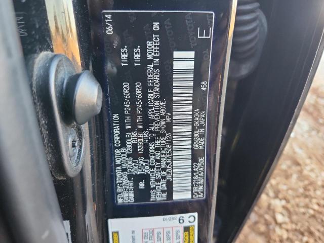 JTEZU5JR7E5081123 - 2014 TOYOTA 4RUNNER SR5 BLACK photo 13