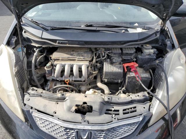 JHMGE87279S075218 - 2009 HONDA FIT BLACK photo 11