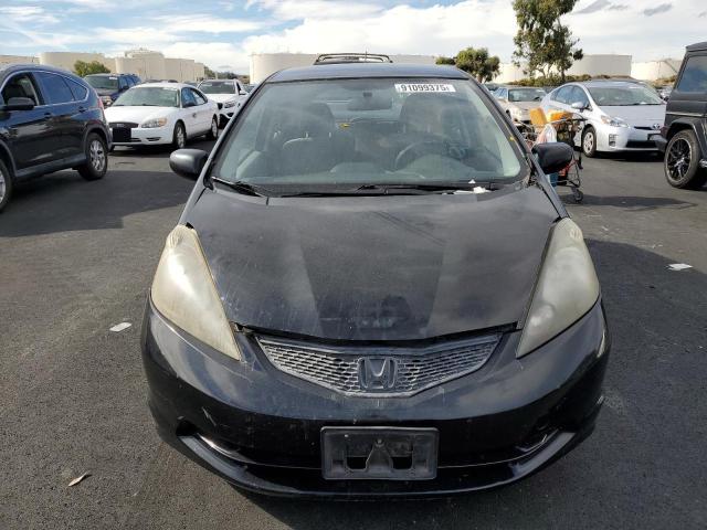 JHMGE87279S075218 - 2009 HONDA FIT BLACK photo 5