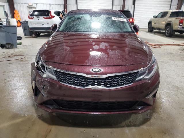 5XXGT4L34KG356083 - 2019 KIA OPTIMA LX Бордовый фото 5