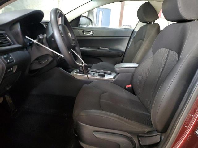5XXGT4L34KG356083 - 2019 KIA OPTIMA LX Бордовый фото 7
