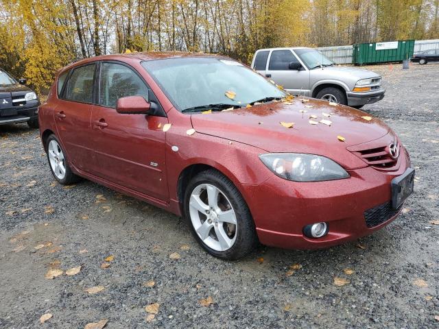 JM1BK343661527309 - 2006 MAZDA 3 HATCHBACK Красный фото 4