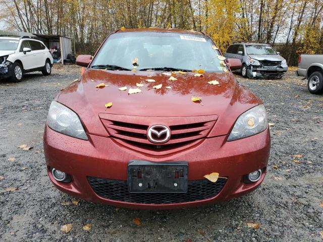 JM1BK343661527309 - 2006 MAZDA 3 HATCHBACK Красный фото 5