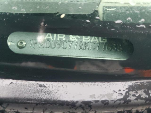 1FMCU9C77AKC77633 - 2010 FORD ESCAPE XLS WHITE photo 13