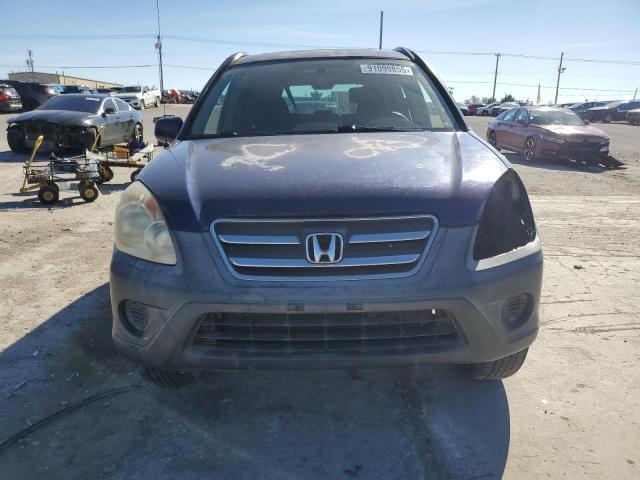 JHLRD788X5C036558 - 2005 HONDA CR-V EX BLUE photo 5