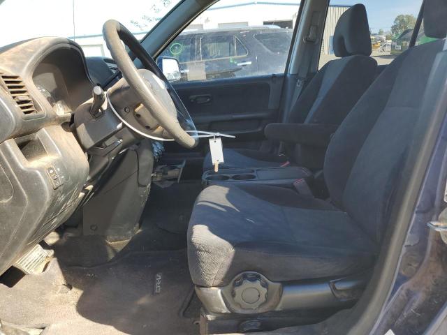 JHLRD788X5C036558 - 2005 HONDA CR-V EX BLUE photo 7