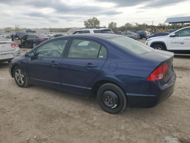 1HGFA16506L056786 - 2006 HONDA CIVIC LX BLUE photo 2