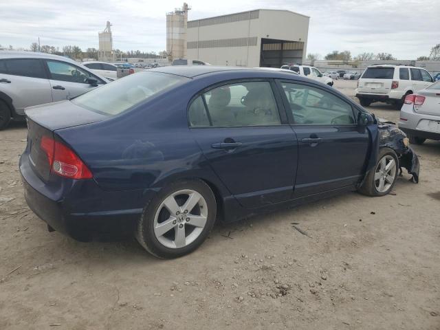 1HGFA16506L056786 - 2006 HONDA CIVIC LX BLUE photo 3