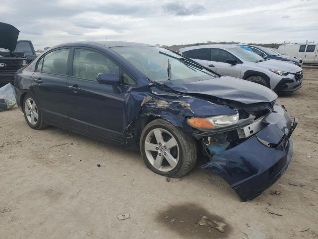 1HGFA16506L056786 - 2006 HONDA CIVIC LX BLUE photo 4
