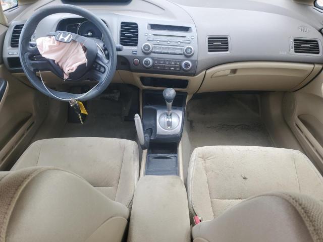 1HGFA16506L056786 - 2006 HONDA CIVIC LX BLUE photo 8