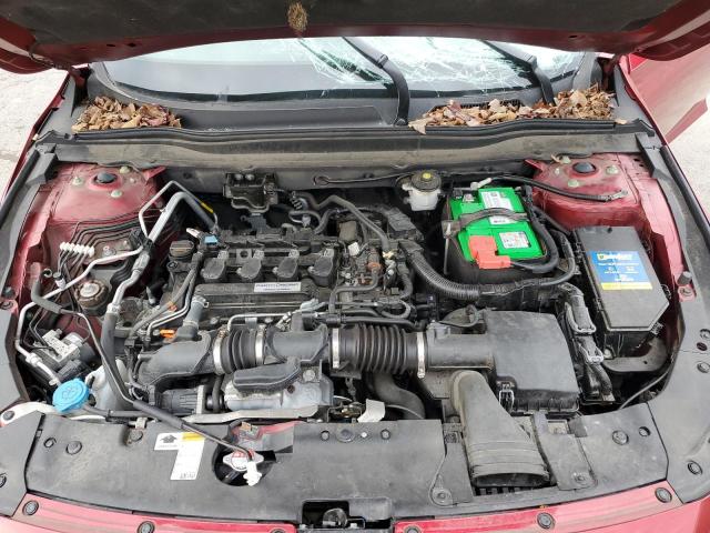 1HGCV1F46JA065012 - 2018 HONDA ACCORD EX RED photo 11