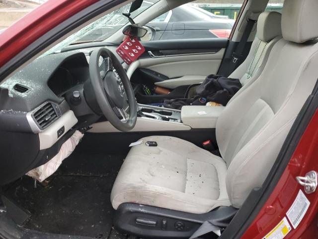 1HGCV1F46JA065012 - 2018 HONDA ACCORD EX RED photo 7