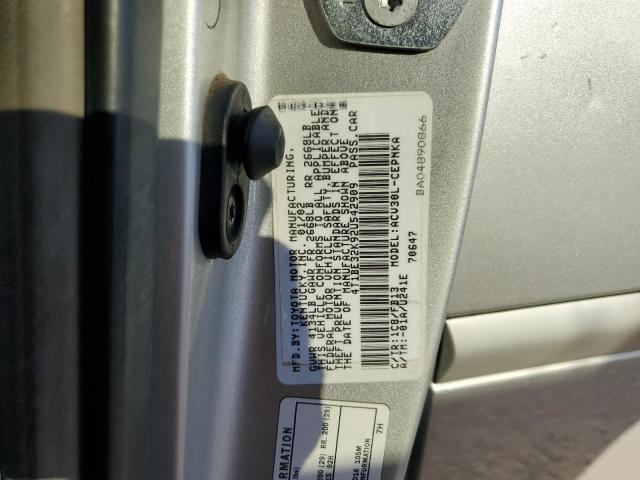 4T1BE32K92U542909 - 2002 TOYOTA CAMRY LE WHITE photo 12