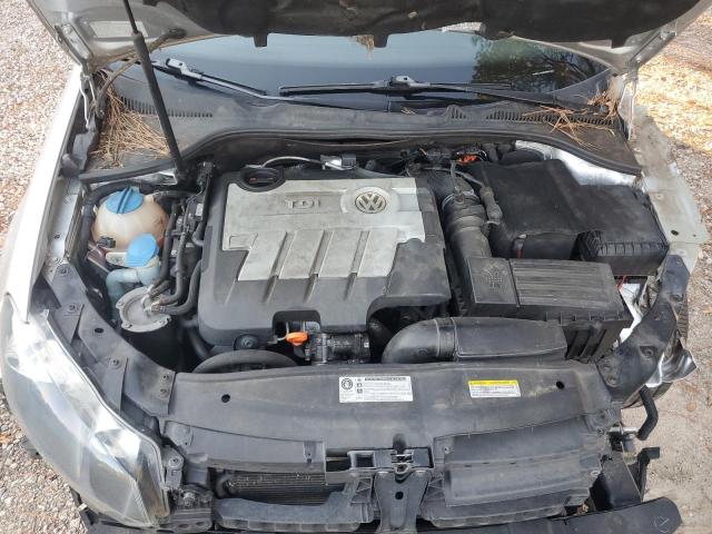 3VWPL7AJ6EM601663 - 2014 VOLKSWAGEN JETTA TDI WHITE photo 11