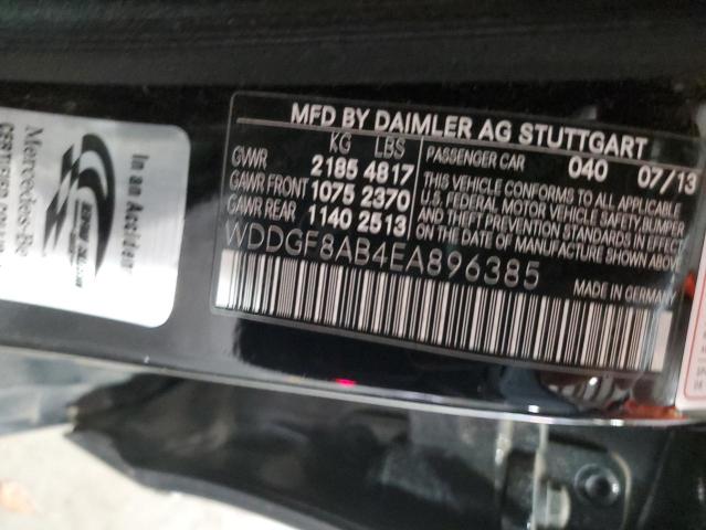 WDDGF8AB4EA896385 - 2014 MERCEDES-BENZ C 300 4MATIC BLACK photo 12