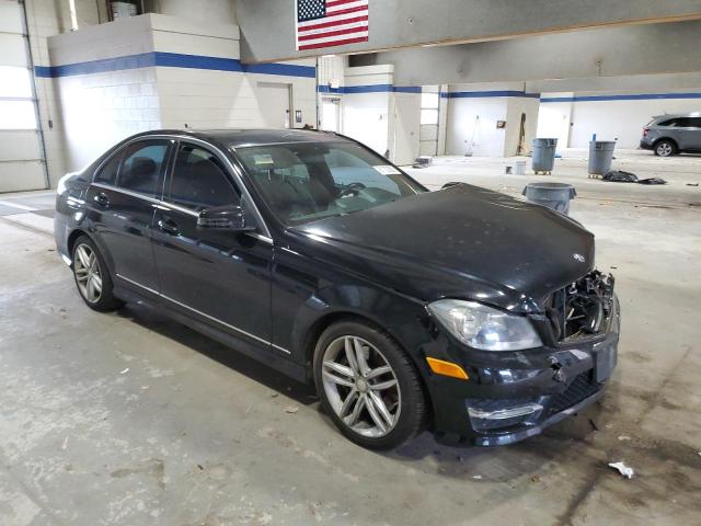 WDDGF8AB4EA896385 - 2014 MERCEDES-BENZ C 300 4MATIC BLACK photo 4
