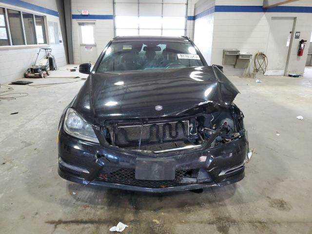 WDDGF8AB4EA896385 - 2014 MERCEDES-BENZ C 300 4MATIC BLACK photo 5