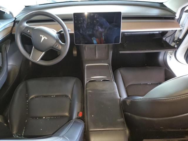 5YJ3E1EB8NF107322 - 2022 TESLA MODEL 3 Biały zdjęcie 8