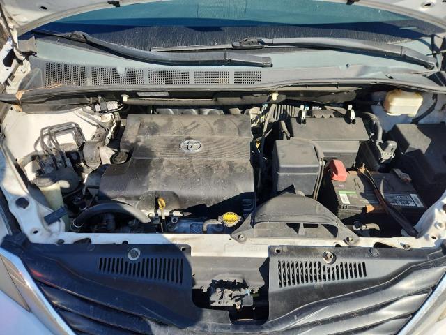 5TDKK3DC6BS077870 - 2011 TOYOTA SIENNA LE თეთრი ფოტო 11