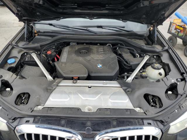 5UXTY5C07M9H06528 - 2021 BMW X3 XDRIVE30I შავი ფოტო 12