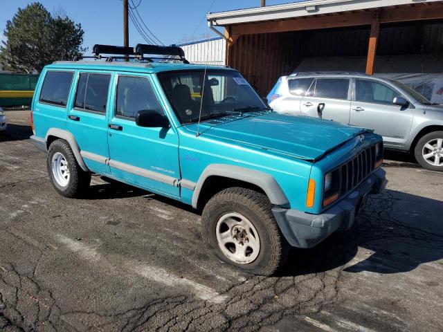 1J4FJ68S6VL552067 - 1997 JEEP CHEROKEE SPORT TURQUOISE photo 4