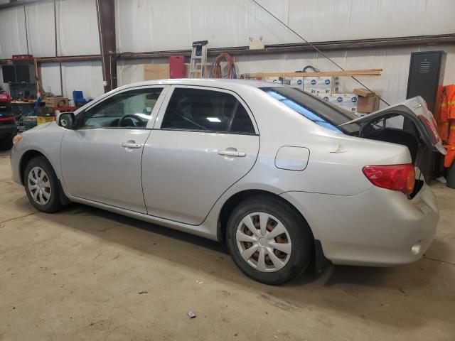 2T1BU40E19C012855 - 2009 TOYOTA COROLLA BASE SILVER photo 2