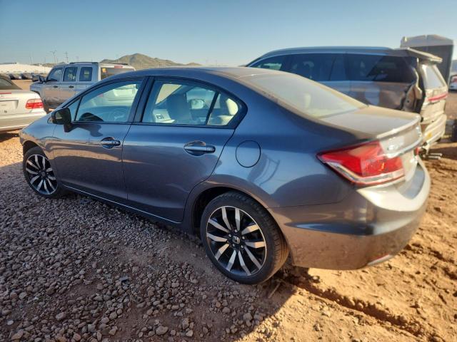 19XFB2F9XEE000866 - 2014 HONDA CIVIC EXL Մոխրագույն լուսանկար 2