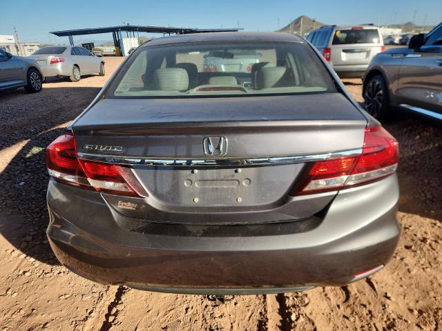 19XFB2F9XEE000866 - 2014 HONDA CIVIC EXL Մոխրագույն լուսանկար 6