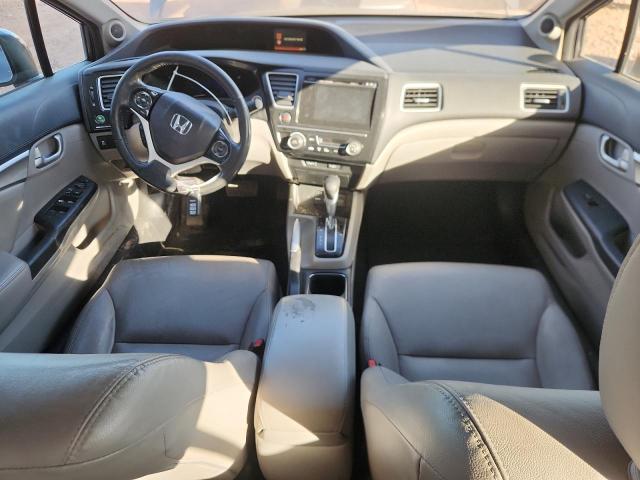 19XFB2F9XEE000866 - 2014 HONDA CIVIC EXL Մոխրագույն լուսանկար 8