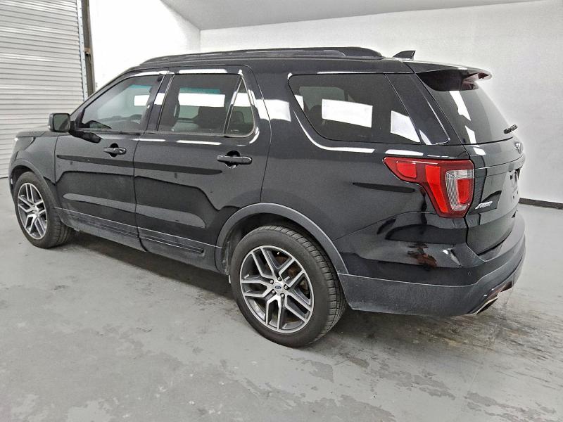 1FM5K8GT2HGA85730 - 2017 FORD EXPLORER SPORT BLACK photo 2