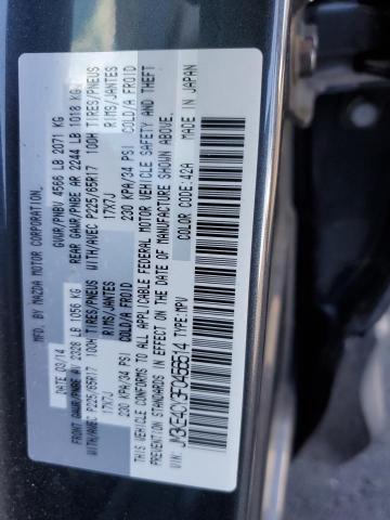 JM3KE4CY3F0456514 - 2015 MAZDA CX-5 TOURING GRAY photo 12