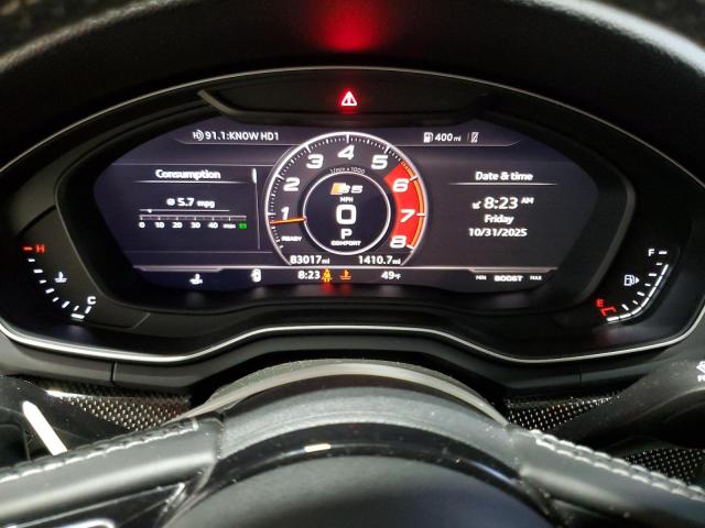 WAUC4CF52JA087382 - 2018 AUDI S5 PRESTIGE Gris foto 9