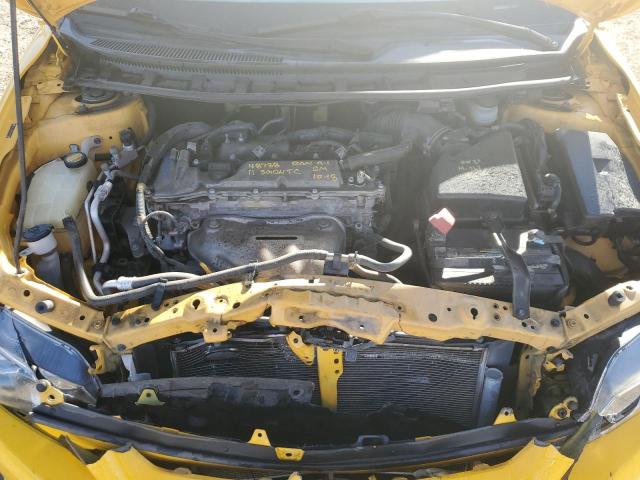 JTKJF5C74C3029036 - 2012 TOYOTA SCION TC YELLOW photo 11
