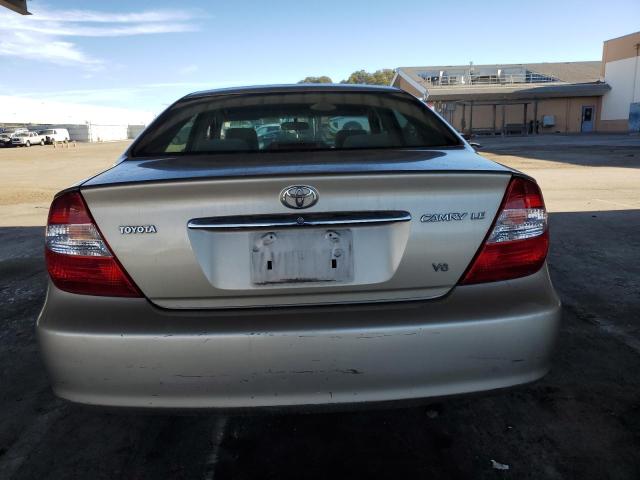 4T1BF30K12U017651 - 2002 TOYOTA CAMRY LE TAN photo 6