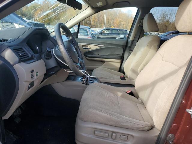 5FNYF6H30KB097563 - 2019 HONDA PILOT EX برغندي صورة 7