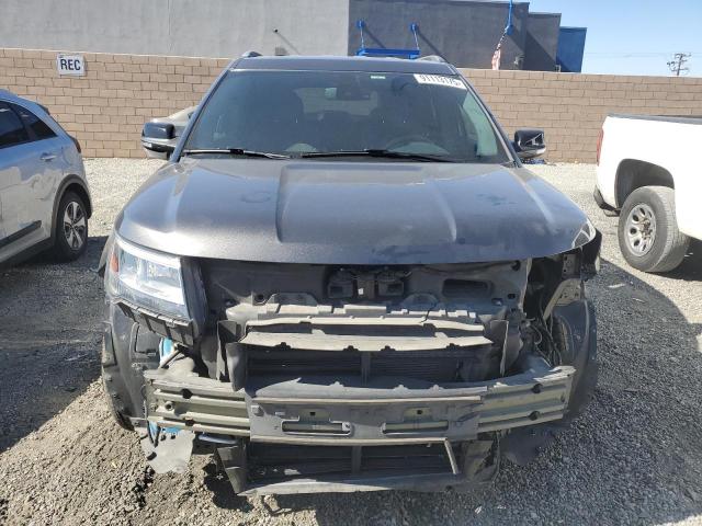 1FM5K7D81JGC06537 - 2018 FORD EXPLORER XLT Graphite photo 5