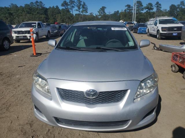 2T1BU4EE9AC484654 - 2010 TOYOTA COROLLA BASE SILVER photo 5