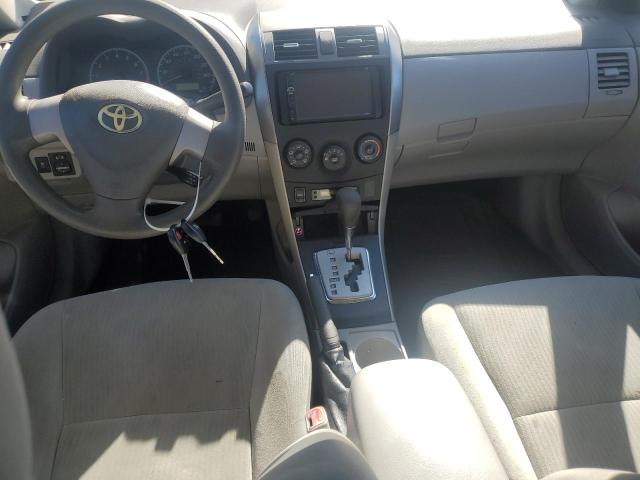 2T1BU4EE9AC484654 - 2010 TOYOTA COROLLA BASE SILVER photo 8